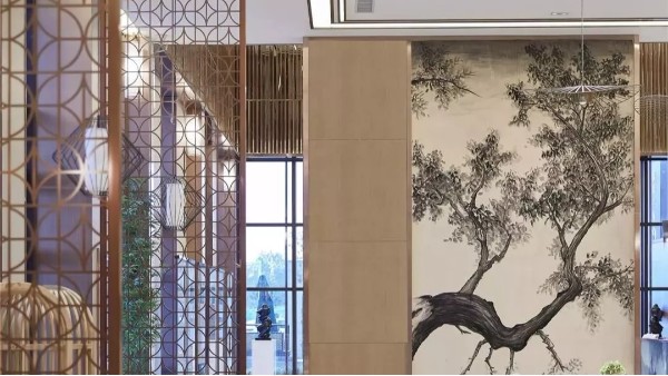 酒店不銹鋼屏風(fēng)呈現(xiàn)的寧靜之美、和諧之美
